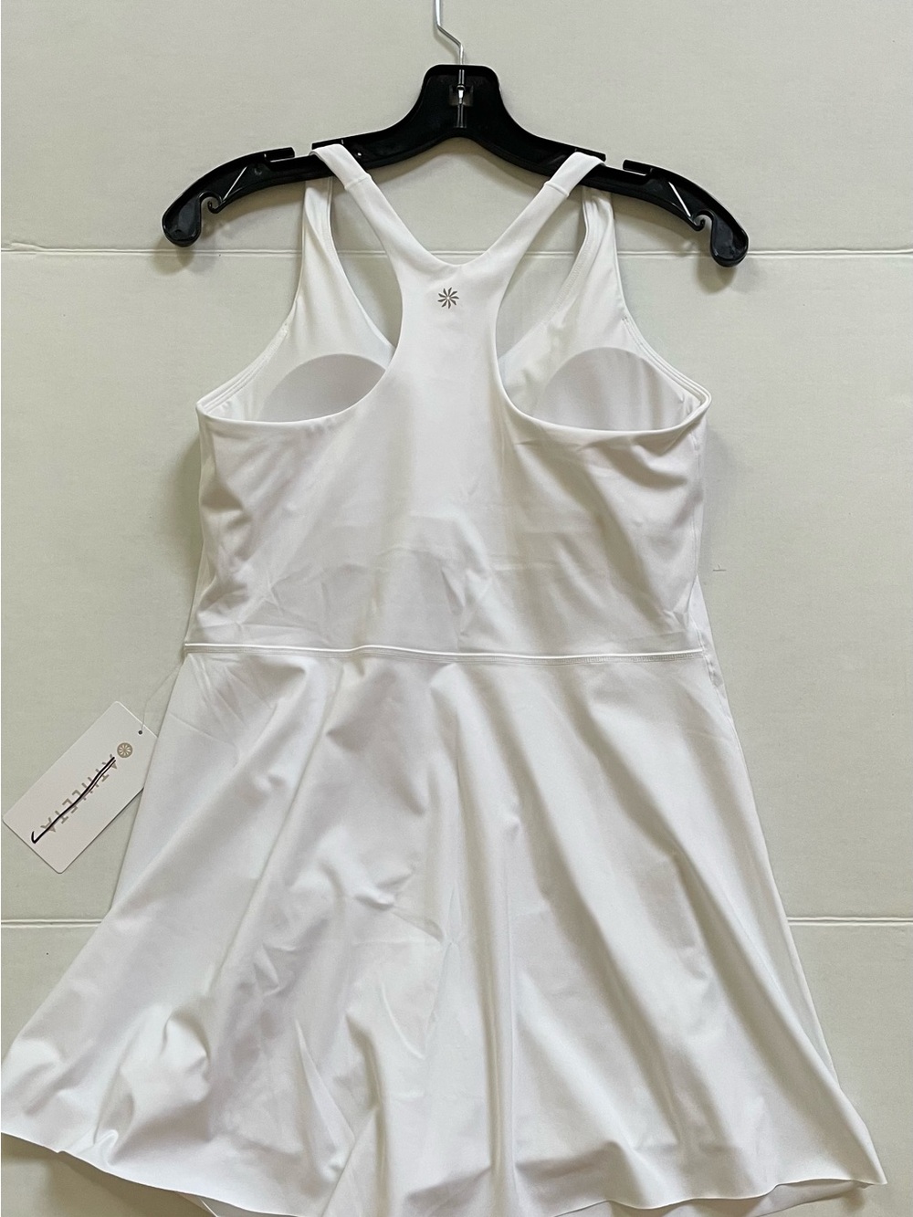 Athleta White Racerback Performance Tank Dress - Picture 2 of 6